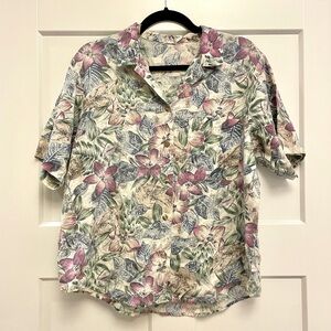 Vintage Floral Button Down